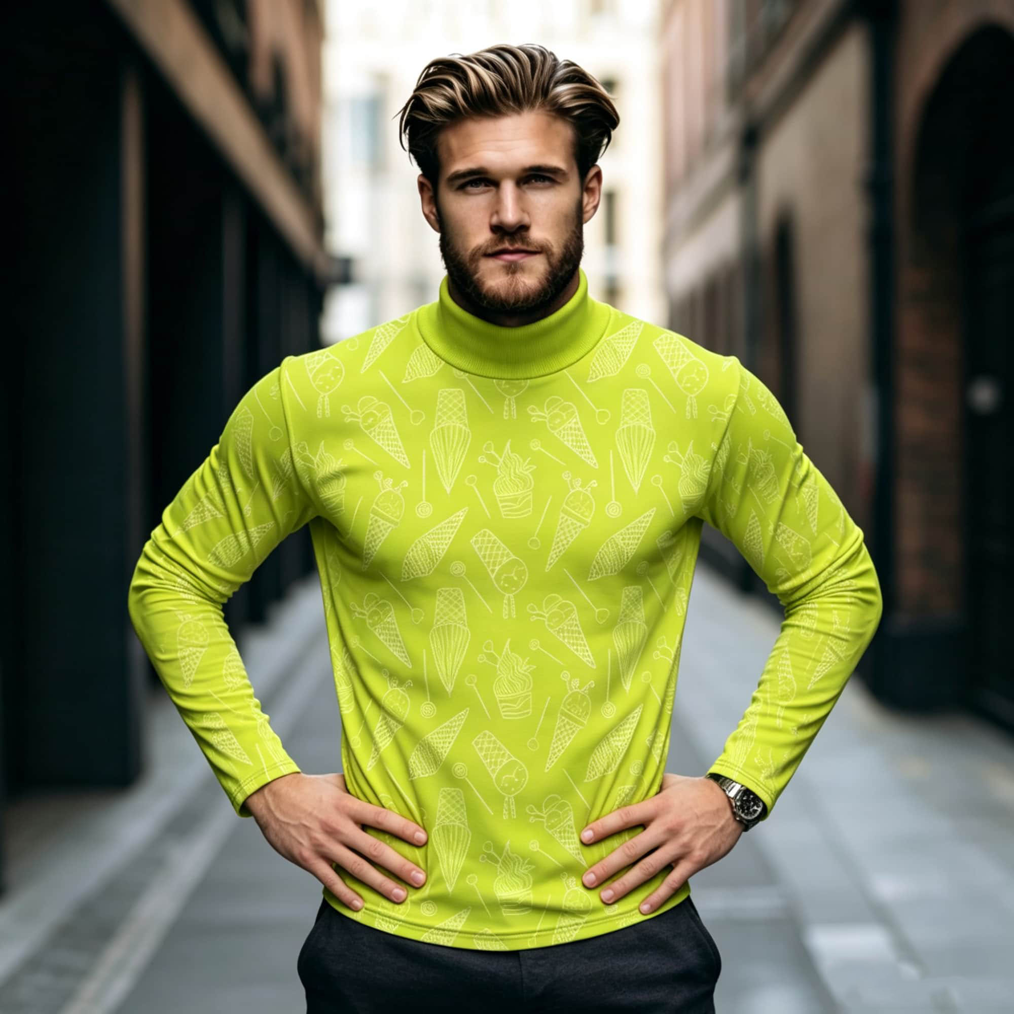 Novelty Dessert Graphic Men Mo - Men'S Fashion Line recension och pris