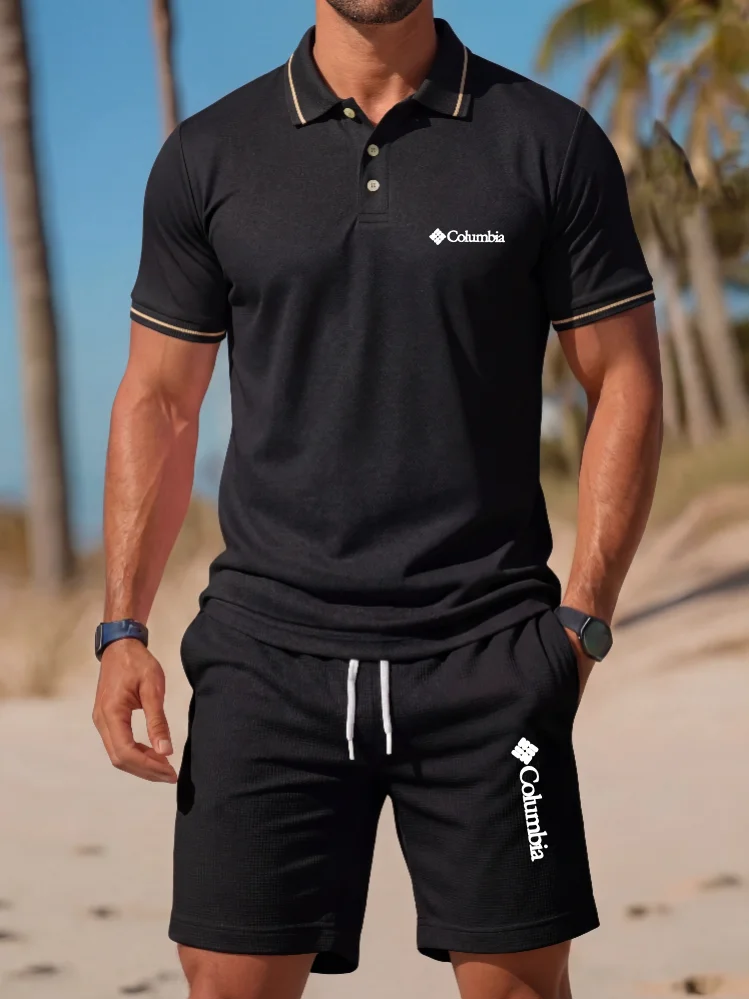 Brand Printed Polo Shirt Short - Men'S Fashion Brand recension och pris