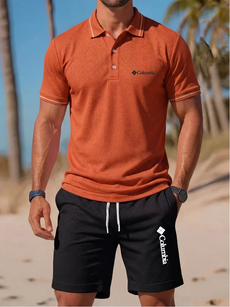 Brand Printed Polo Shirt Short - Men'S Fashion Brand recension och pris