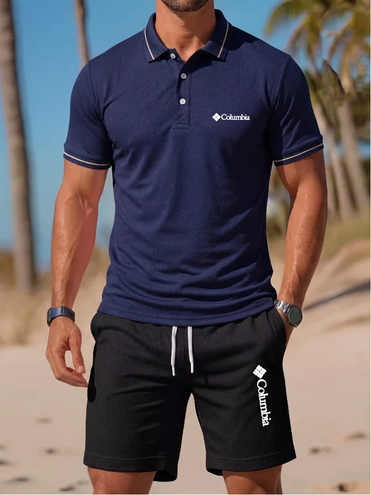 Brand Printed Polo Shirt Short - Men'S Fashion Brand recension och pris