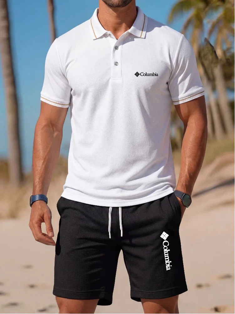 Brand Printed Polo Shirt Short - Men'S Fashion Brand recension och pris