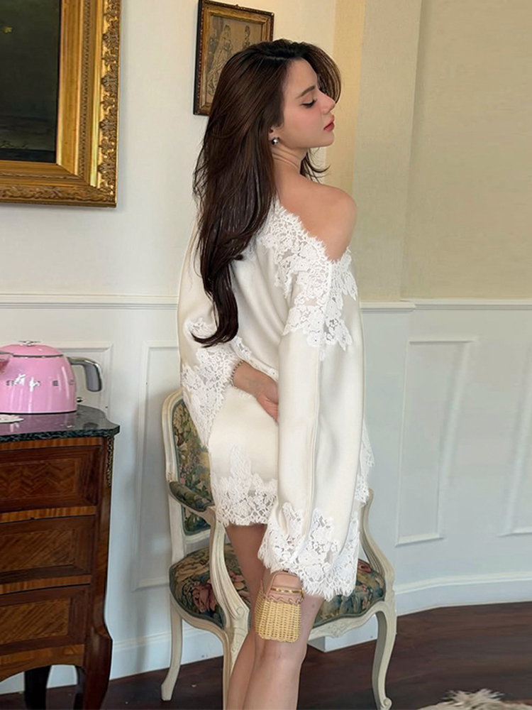 Elegant Lace Patchwork Women's - Men'S Fashion Line recension och pris