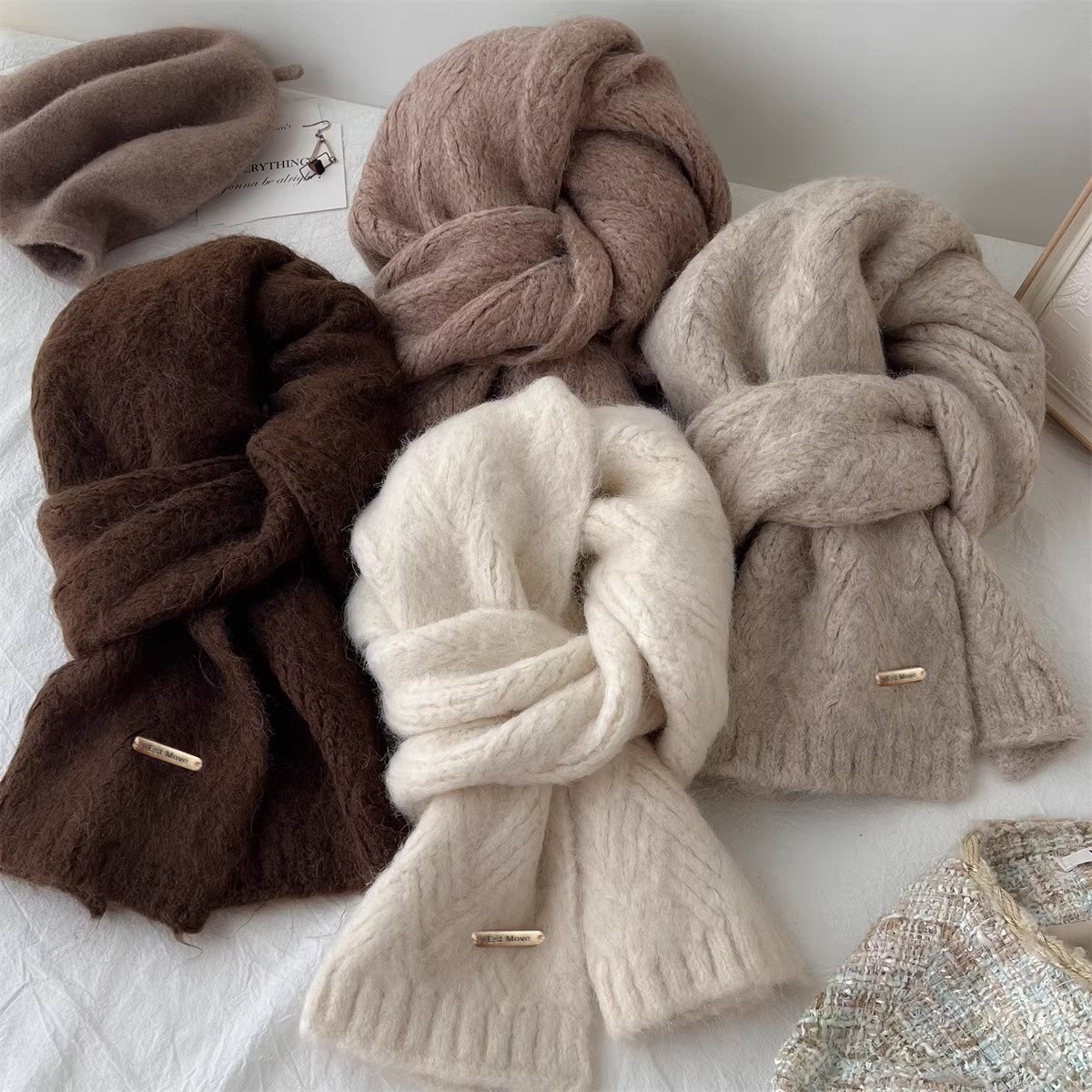 High Quality Wool Scarf Women  - Men Scarf Wool recension och pris