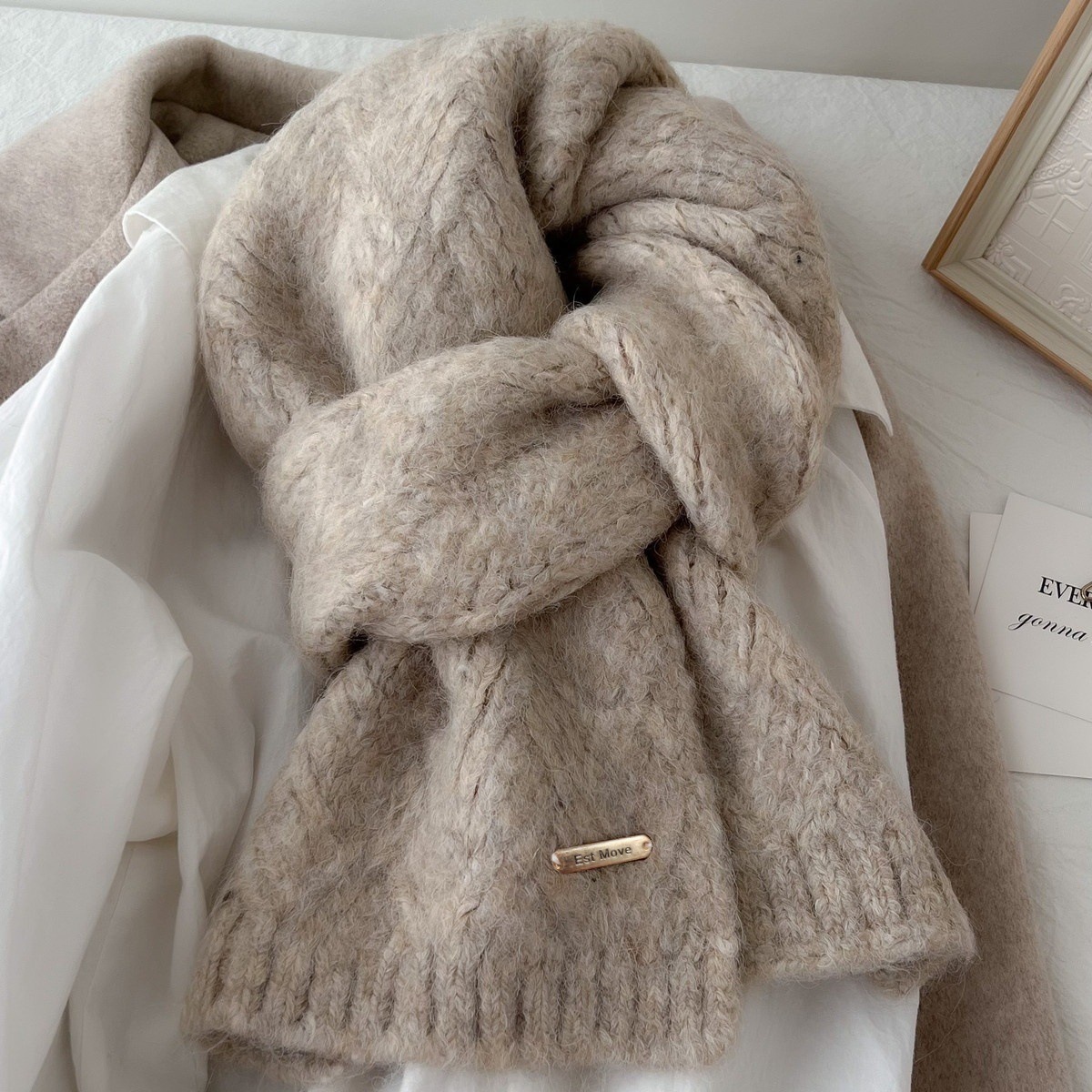 High Quality Wool Scarf Women  - Men Scarf Wool recension och pris