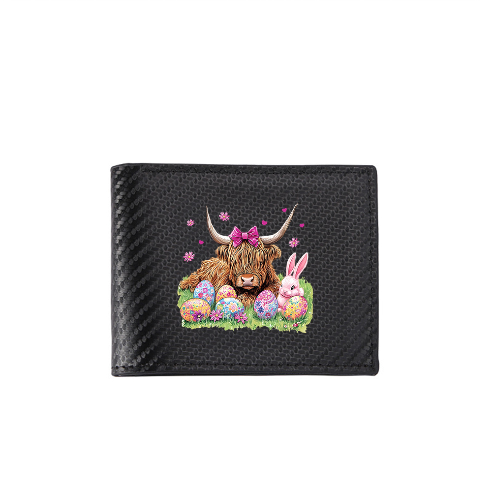 Highland Cow With Bunny And Ea - Men'S Fashion Easter recension och pris