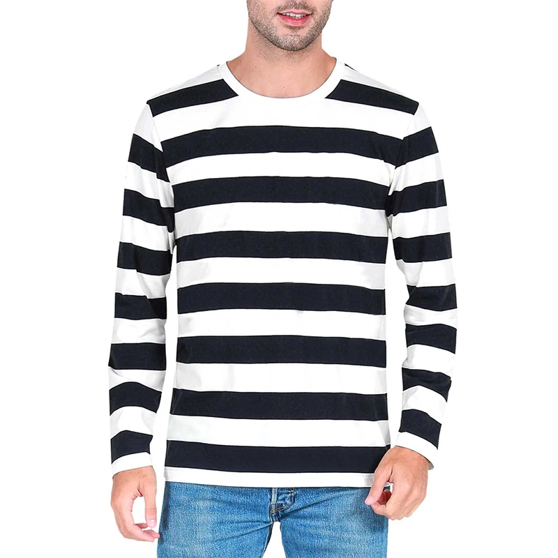 Contrast Stripe 3D Print Men L - Men'S Fashion Clothing recension och pris