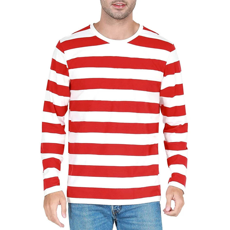 Contrast Stripe 3D Print Men L - Men'S Fashion Clothing recension och pris
