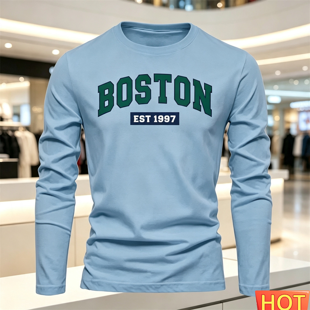 Autumn Summer Men's long sleev - Men'S Fashion Clothing recension och pris