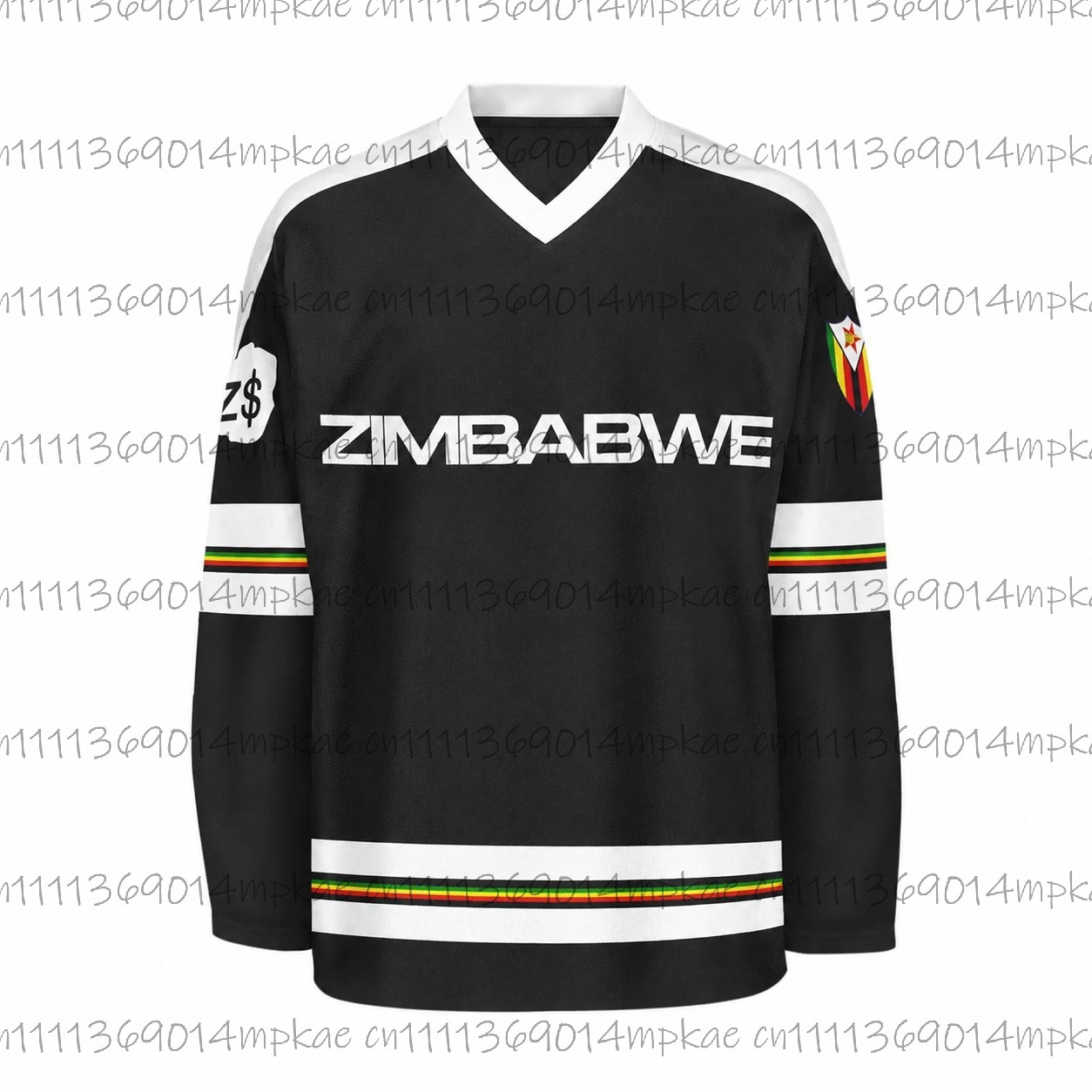 Men's Zimbabwe Printed V-Neck  - Mens Fashion Trend recension och pris