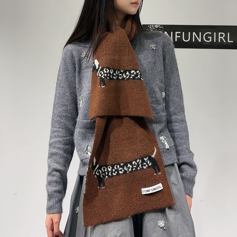 Korean Version Wool Blend Pupp - Men Scarf Wool recension och pris