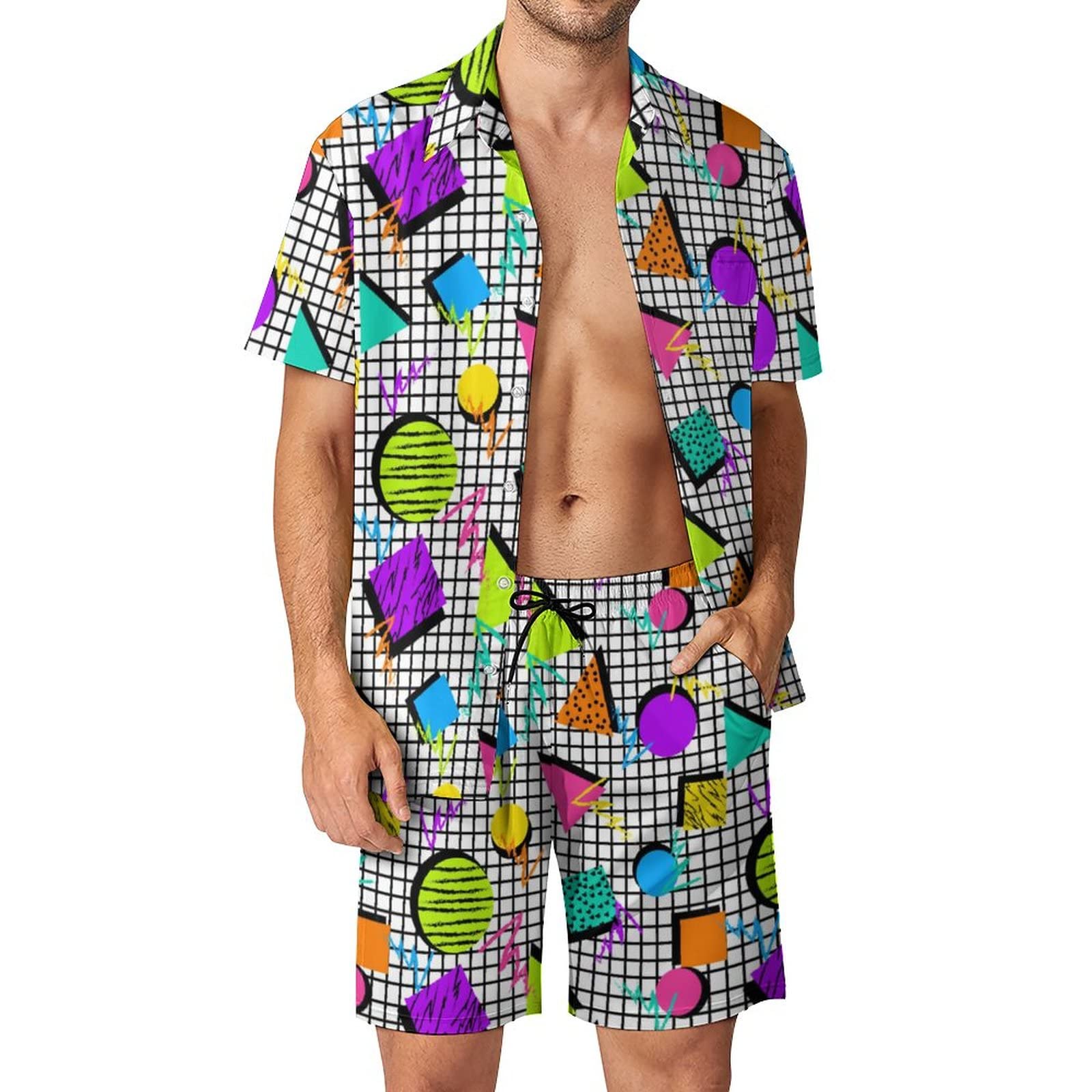 Summer Irregular Geometric 3D  - Men'S Fashion Course recension och pris