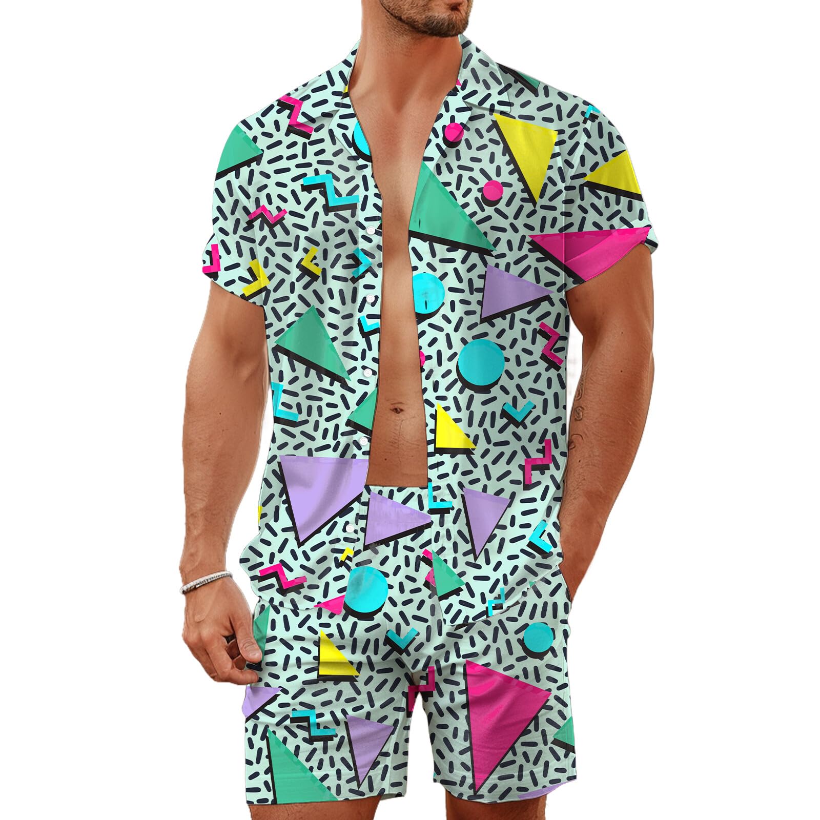 Summer Irregular Geometric 3D  - Men'S Fashion Course recension och pris