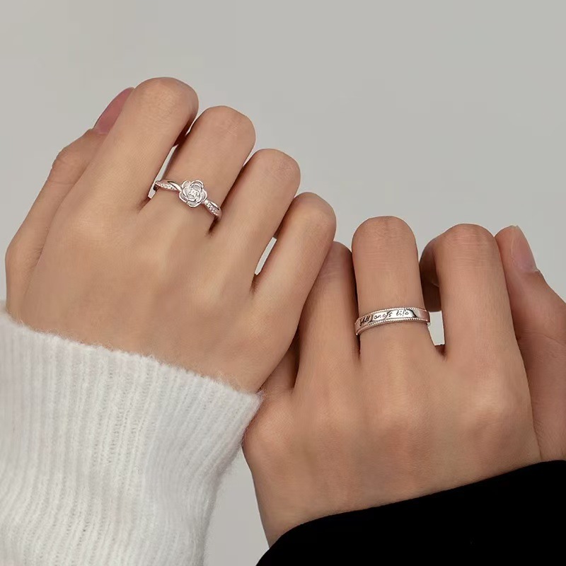 2pcs Romantic Zircon Rose and  - Men'S Fashion Today recension och pris