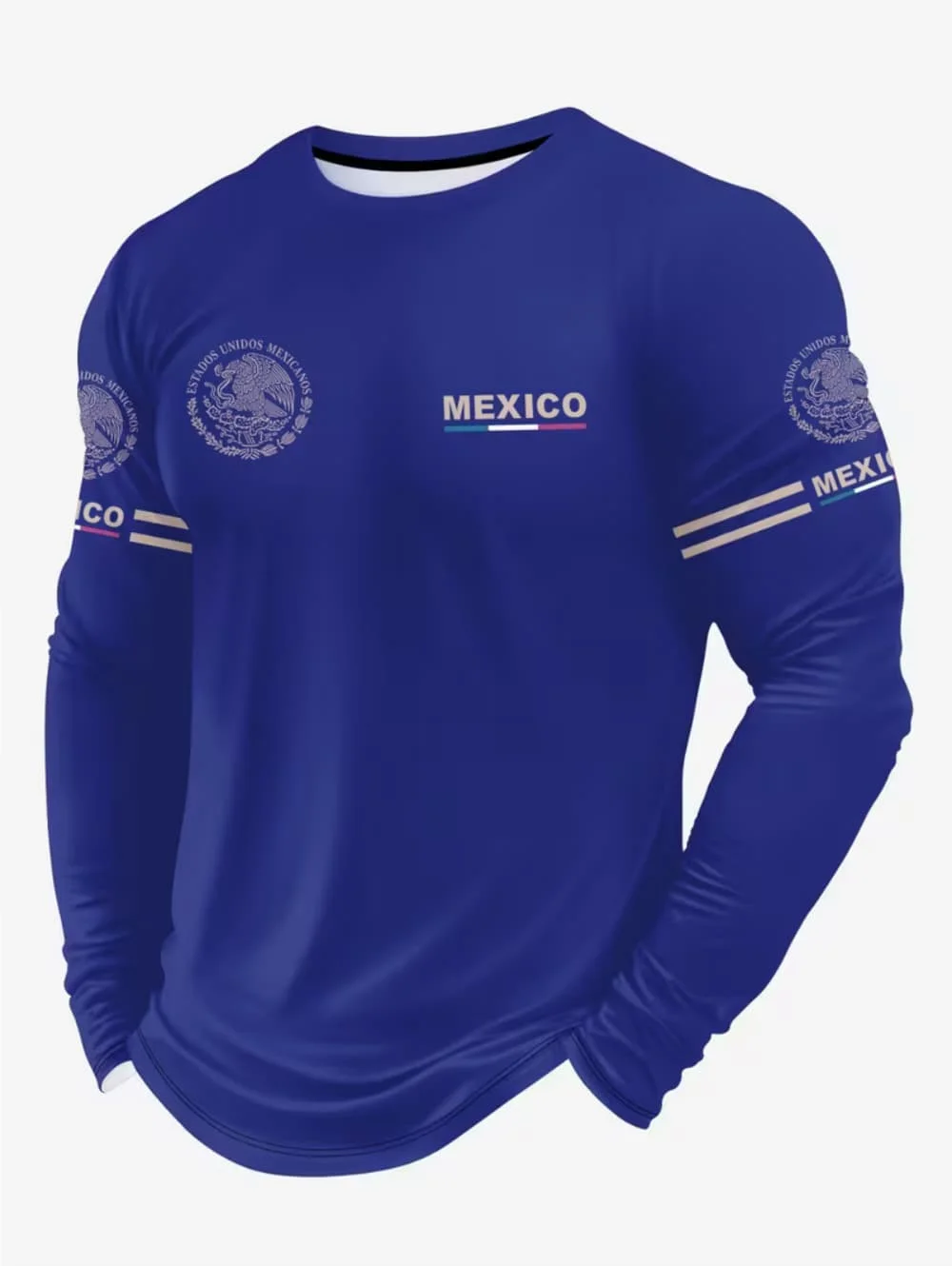 Men's Mexico Eagle Print T‑Shi - Men'S Fashion Course recension och pris