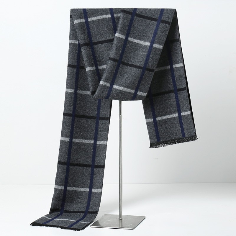 Designer Brand Plaid Men Scarv - Men Scarf Wool recension och pris