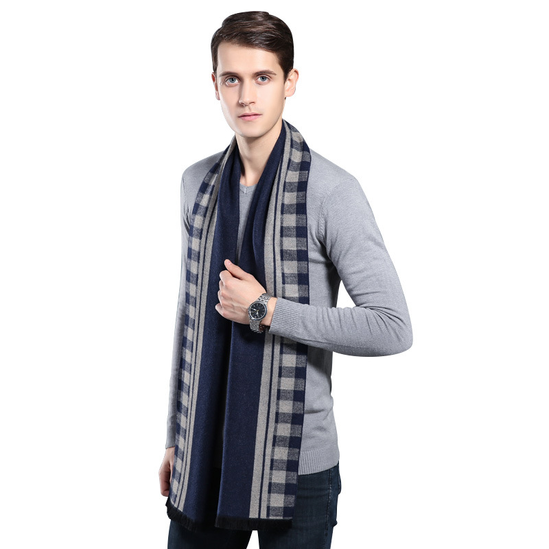 Designer Brand Plaid Men Scarv - Men Scarf Wool recension och pris
