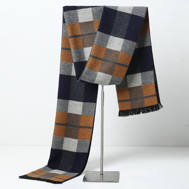 Designer Brand Plaid Men Scarv - Men Scarf Wool recension och pris
