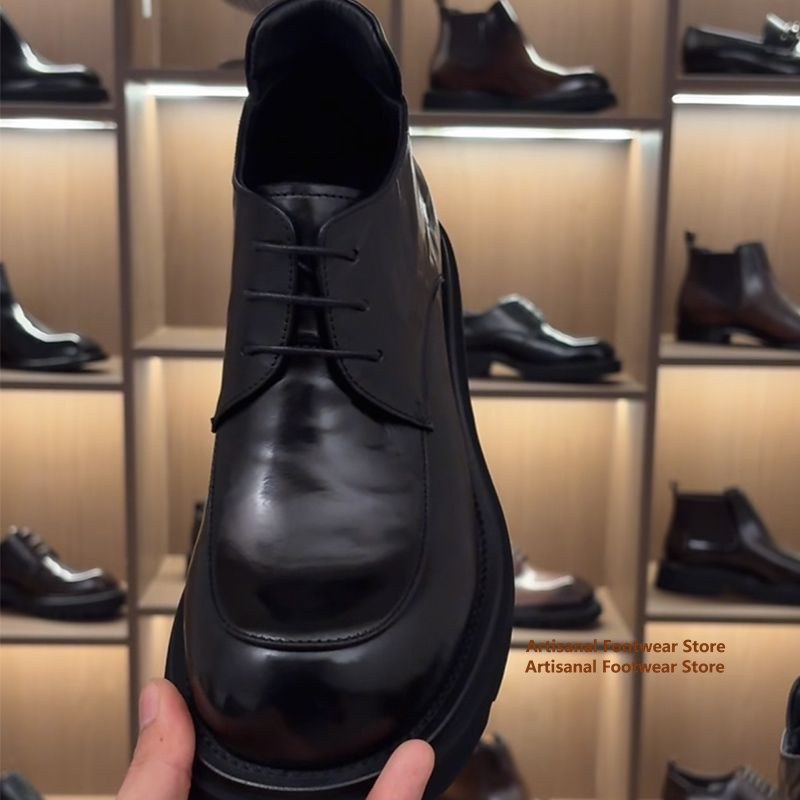 Black Leather Thick Sole Chels - Chelsea Boots Men recension och pris