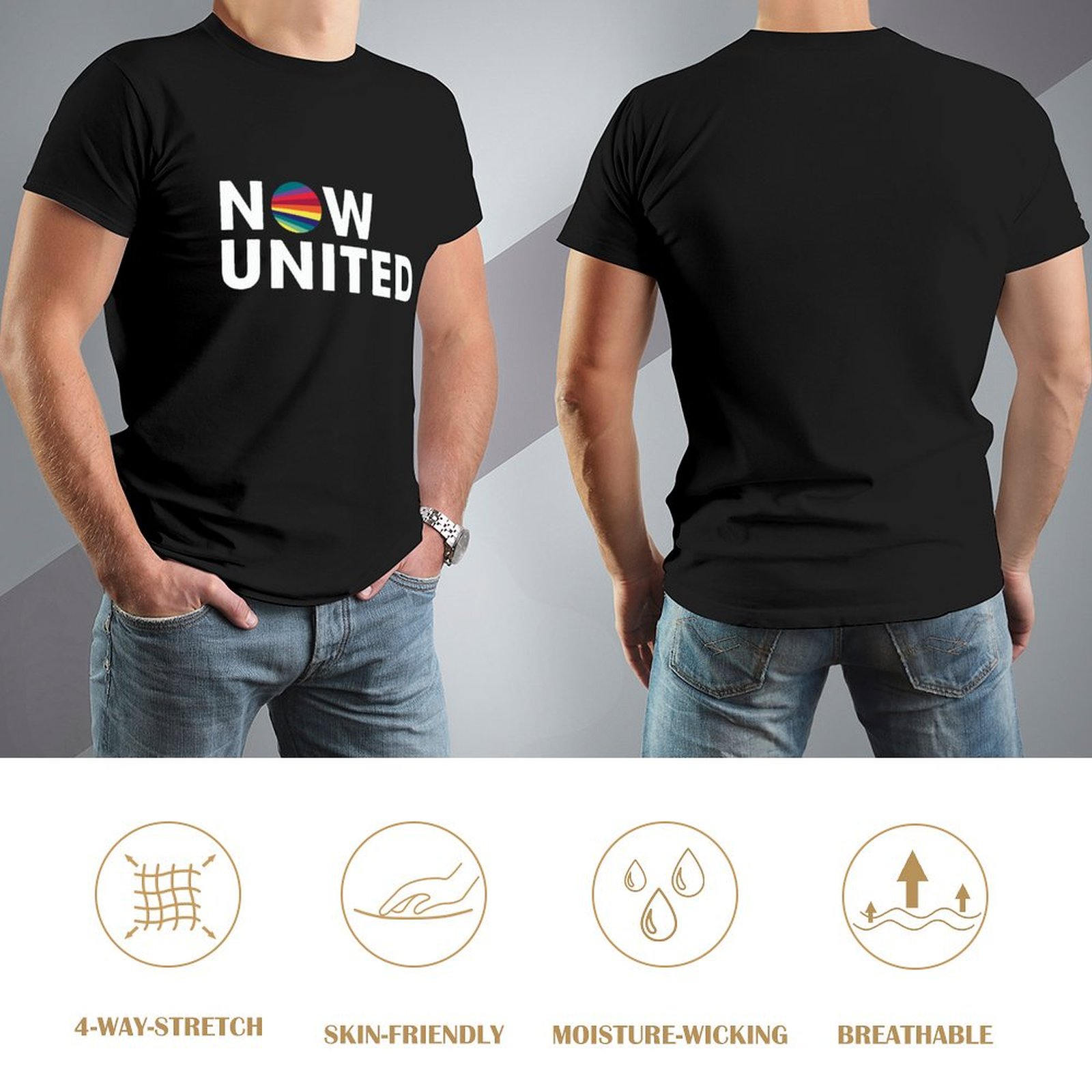 NOW UNITED T-Shirt korean fash - Men'S Fashion Now recension och pris