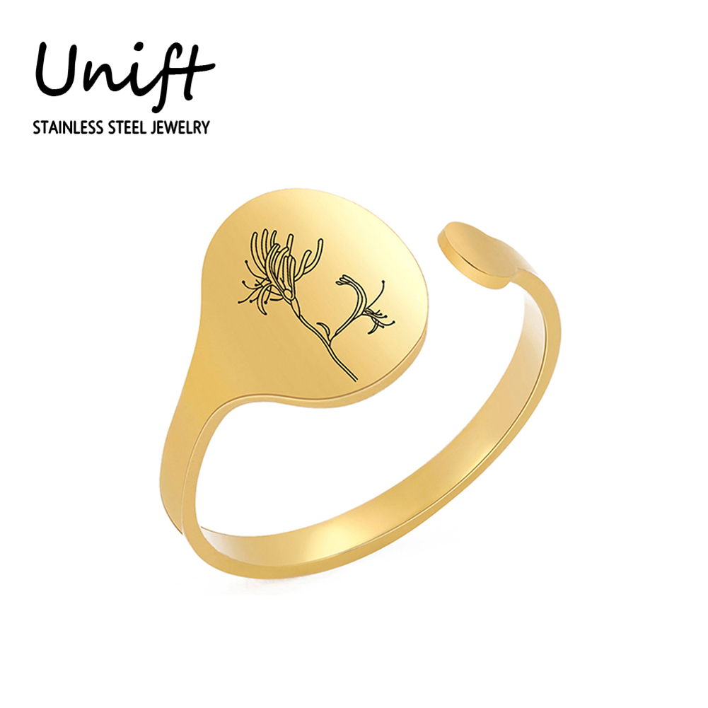Unift Month Flower Ring Stainl - Men'S Fashion Today recension och pris