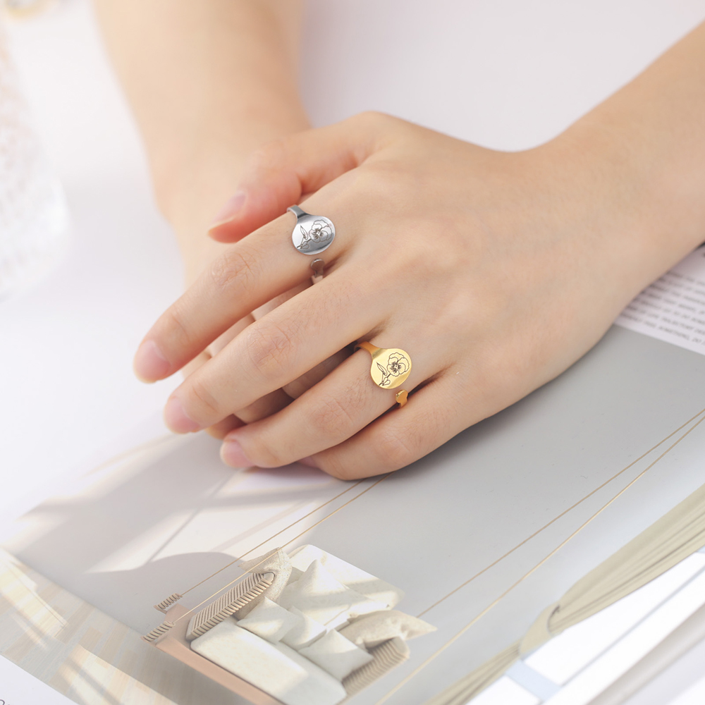 Unift Month Flower Ring Stainl - Men'S Fashion Today recension och pris