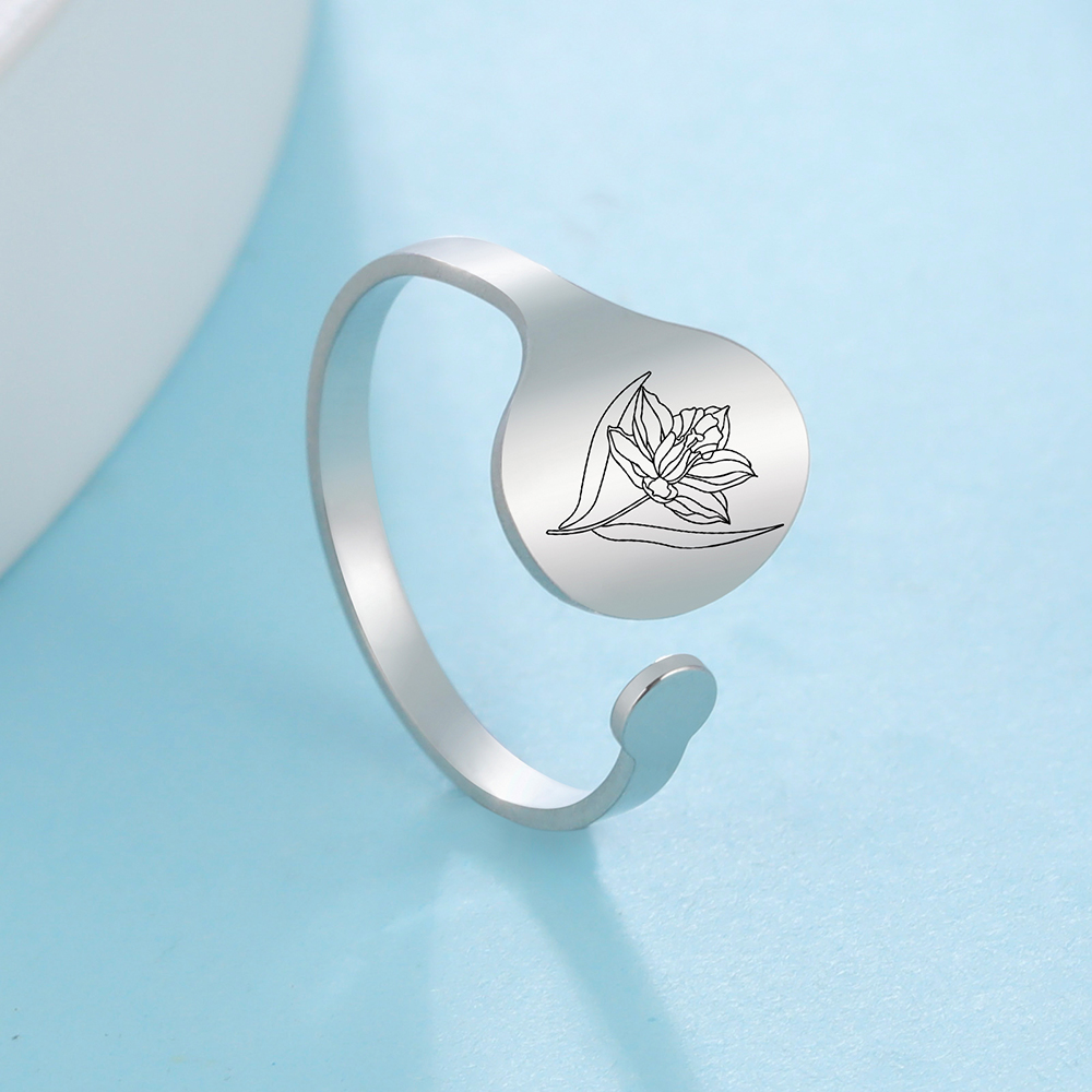 Unift Month Flower Ring Stainl - Men'S Fashion Today recension och pris