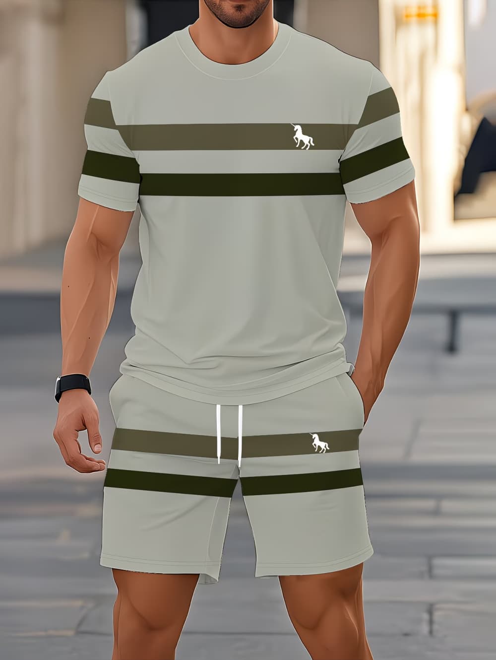 Men's Summer Sets Funny 3D Str - Men'S Fashion Course recension och pris