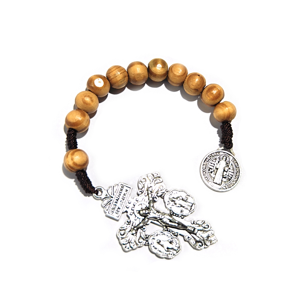 QIGO Open Woven Rosary Wooden  - Men'S Fashion Easter recension och pris