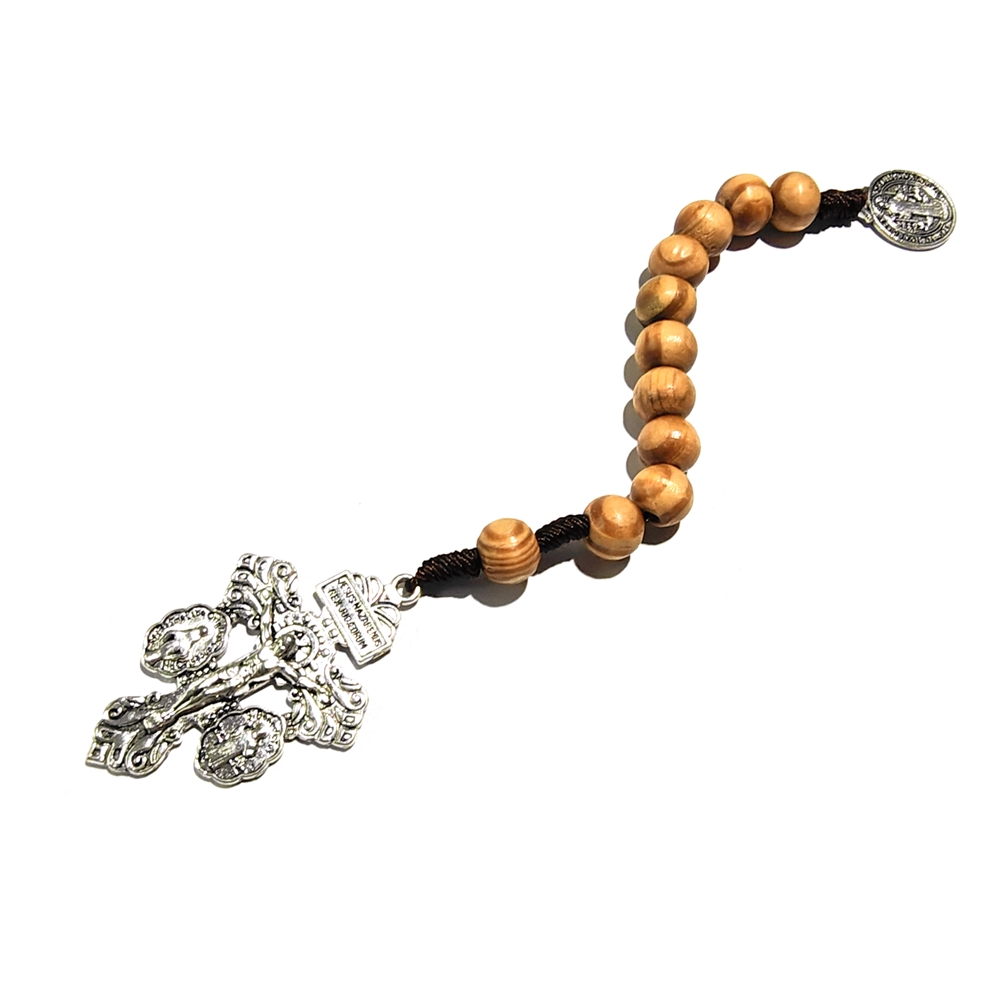 QIGO Open Woven Rosary Wooden  - Men'S Fashion Easter recension och pris