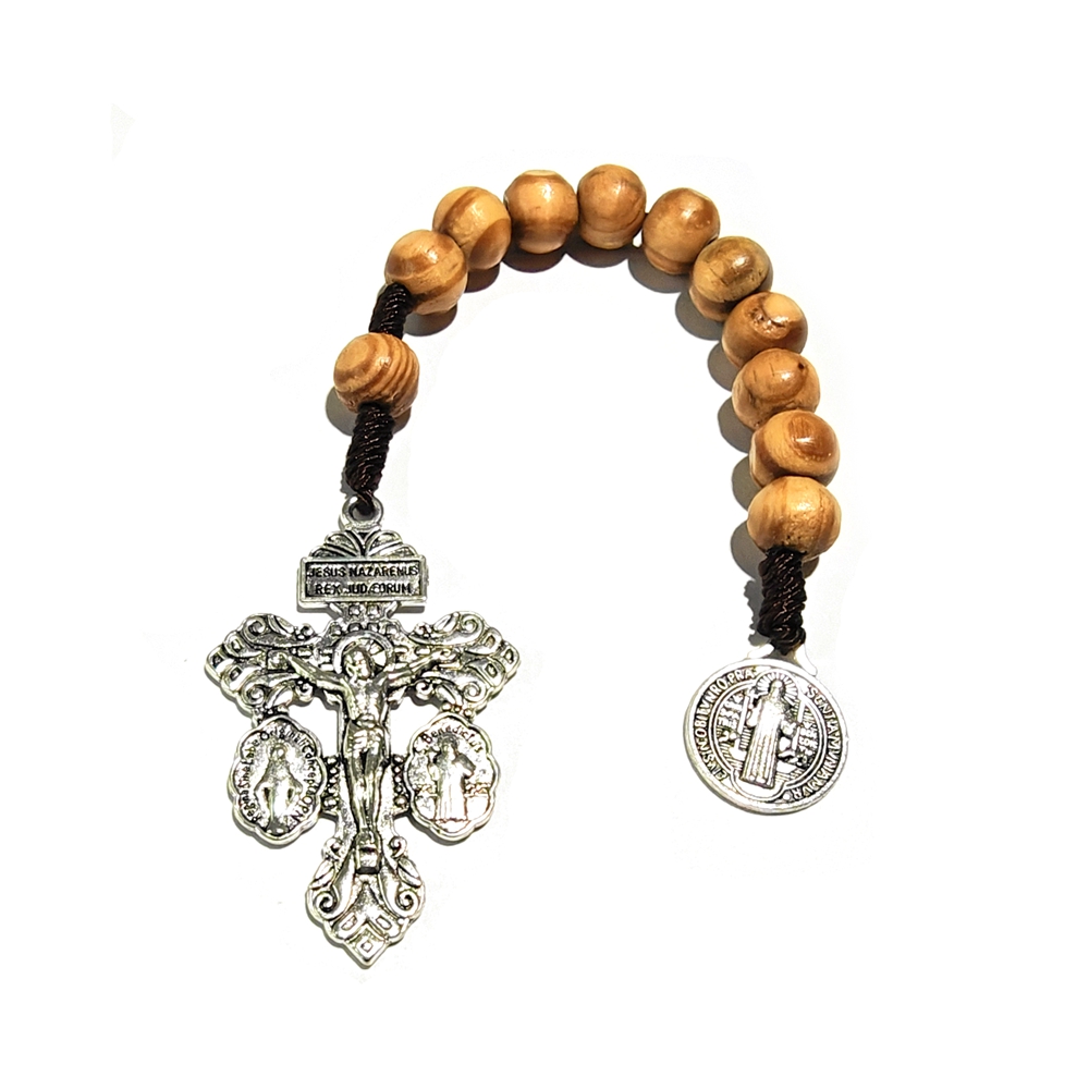 QIGO Open Woven Rosary Wooden  - Men'S Fashion Easter recension och pris