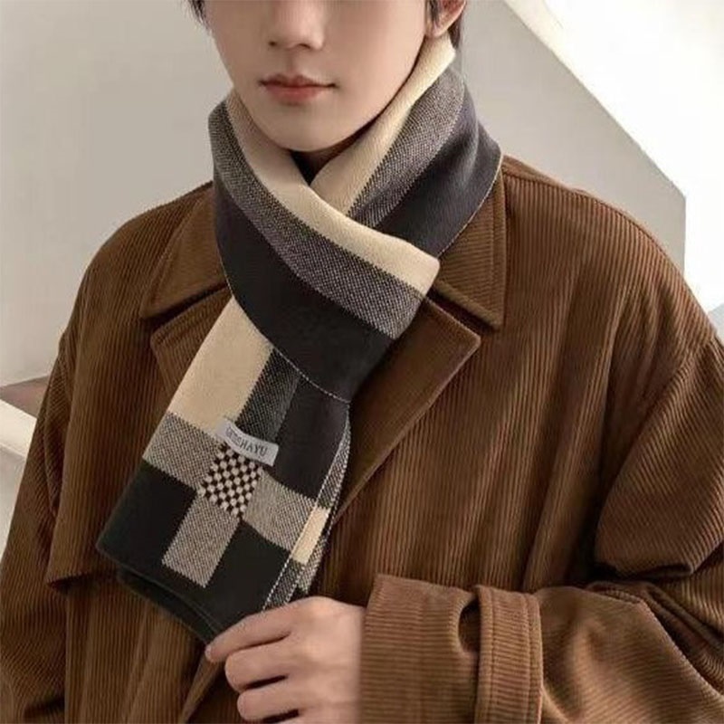New Winter Men Scarf Keep Warm - Men Scarf Wool recension och pris