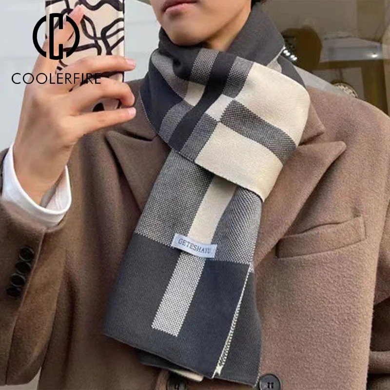 New Winter Men Scarf Keep Warm - Men Scarf Wool recension och pris