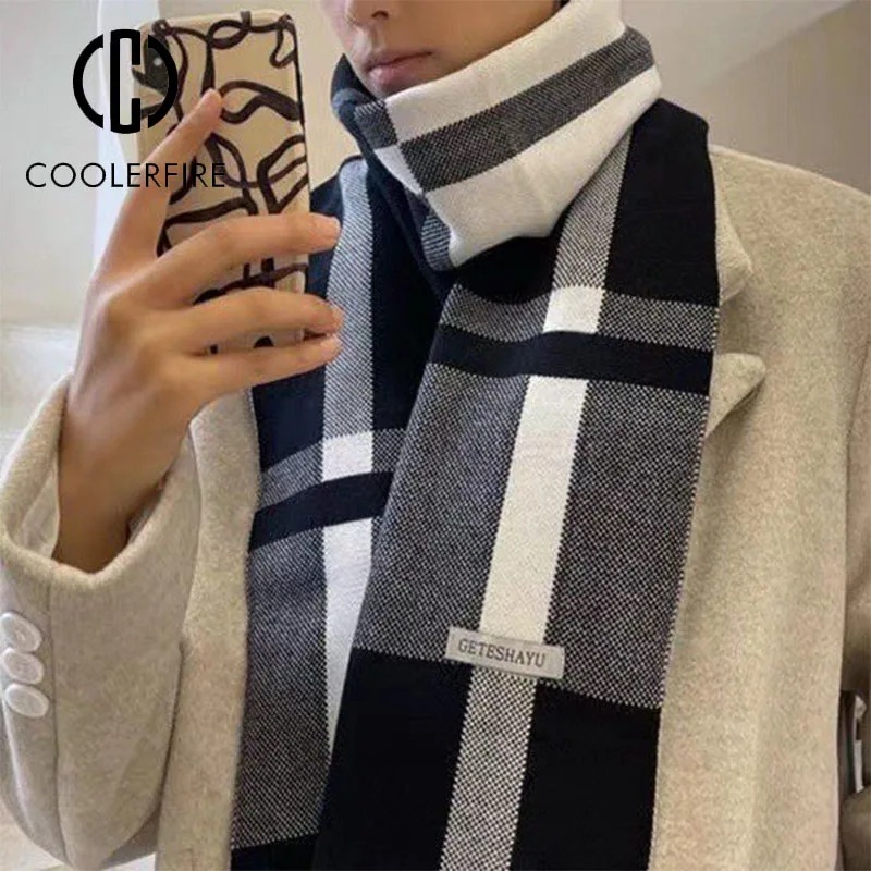 New Winter Men Scarf Keep Warm - Men Scarf Wool recension och pris