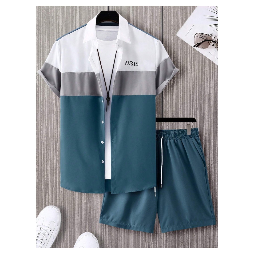 Men's Fashion Suit Blue And Wh - Men'S Fashion Course recension och pris