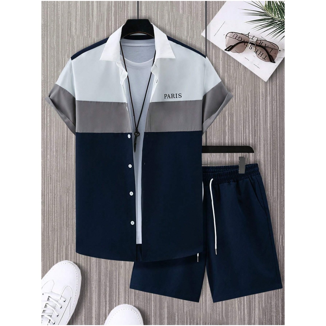 Men's Fashion Suit Blue And Wh - Men'S Fashion Course recension och pris
