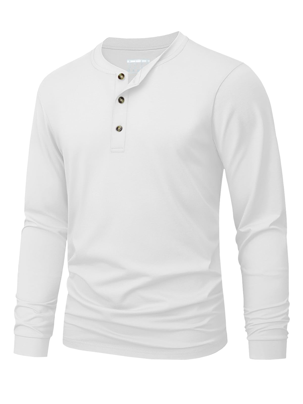 Men's Henley T-Shirt Simple So - Men'S Fashion Clothing recension och pris