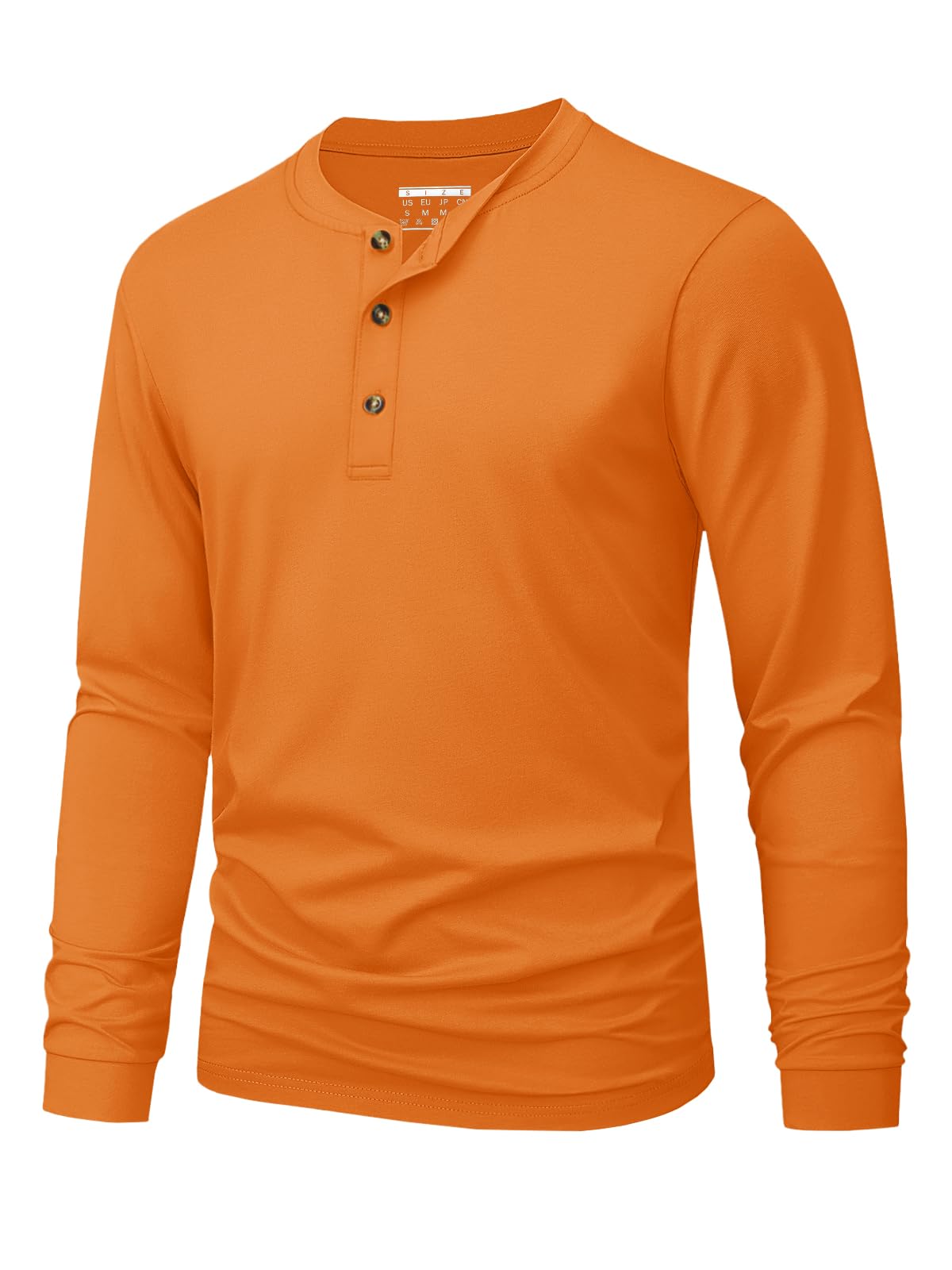 Men's Henley T-Shirt Simple So - Men'S Fashion Clothing recension och pris