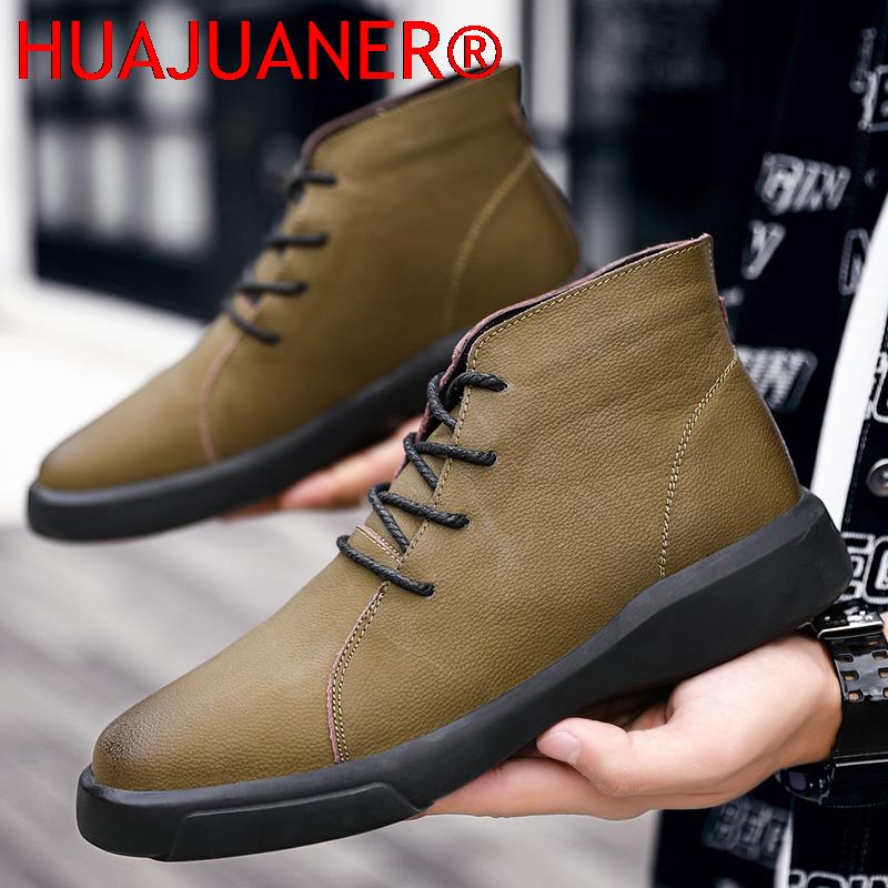 Luxury Brand Winter Fur Warm C - Chelsea Boots Men recension och pris