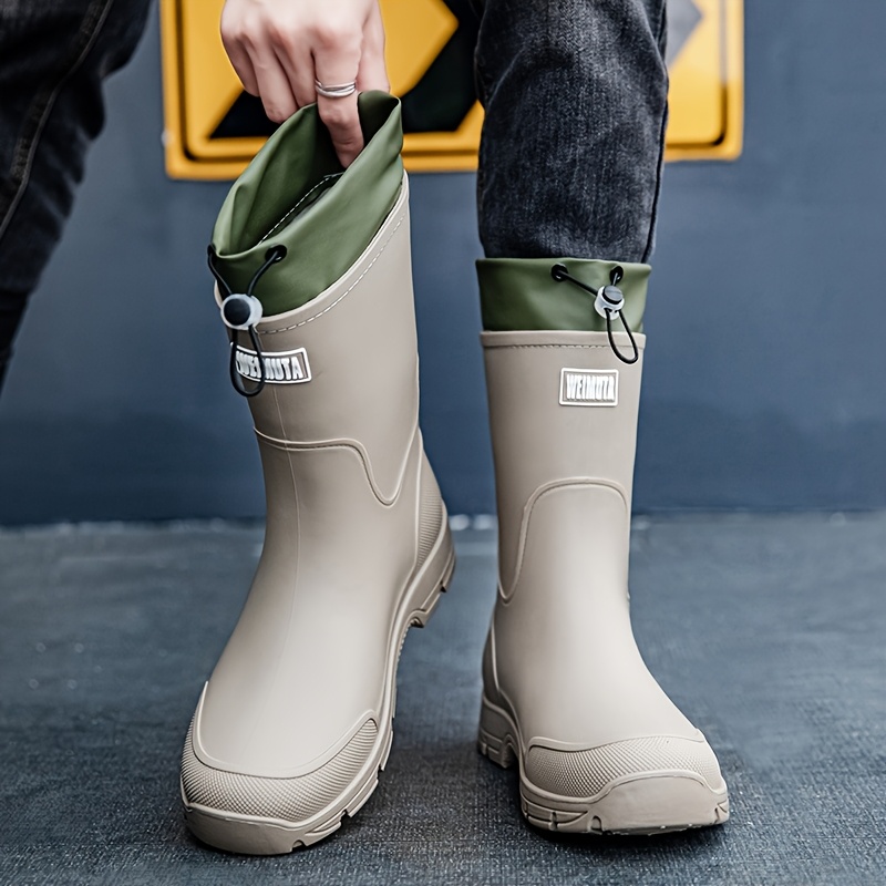 Men waterproof Rain Boots Mid  - Men'S Fashion Hiking Boots recension och pris