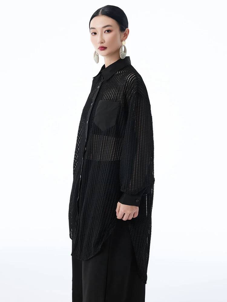 Women Hollow Grid Black Out Bi - Men'S Fashion Easter recension och pris