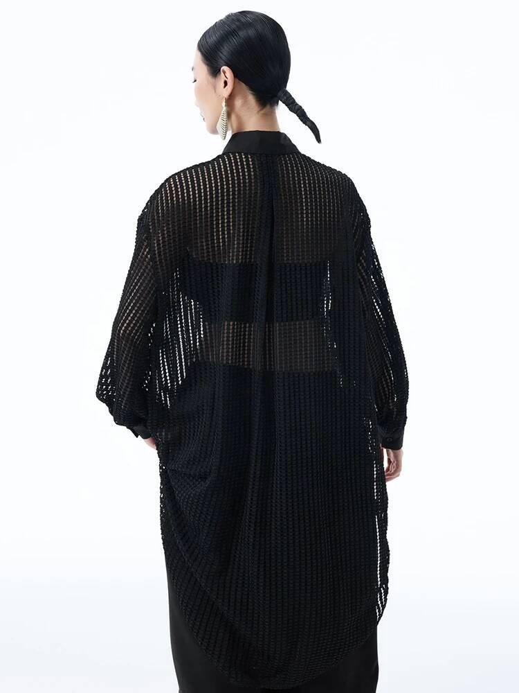 Women Hollow Grid Black Out Bi - Men'S Fashion Easter recension och pris