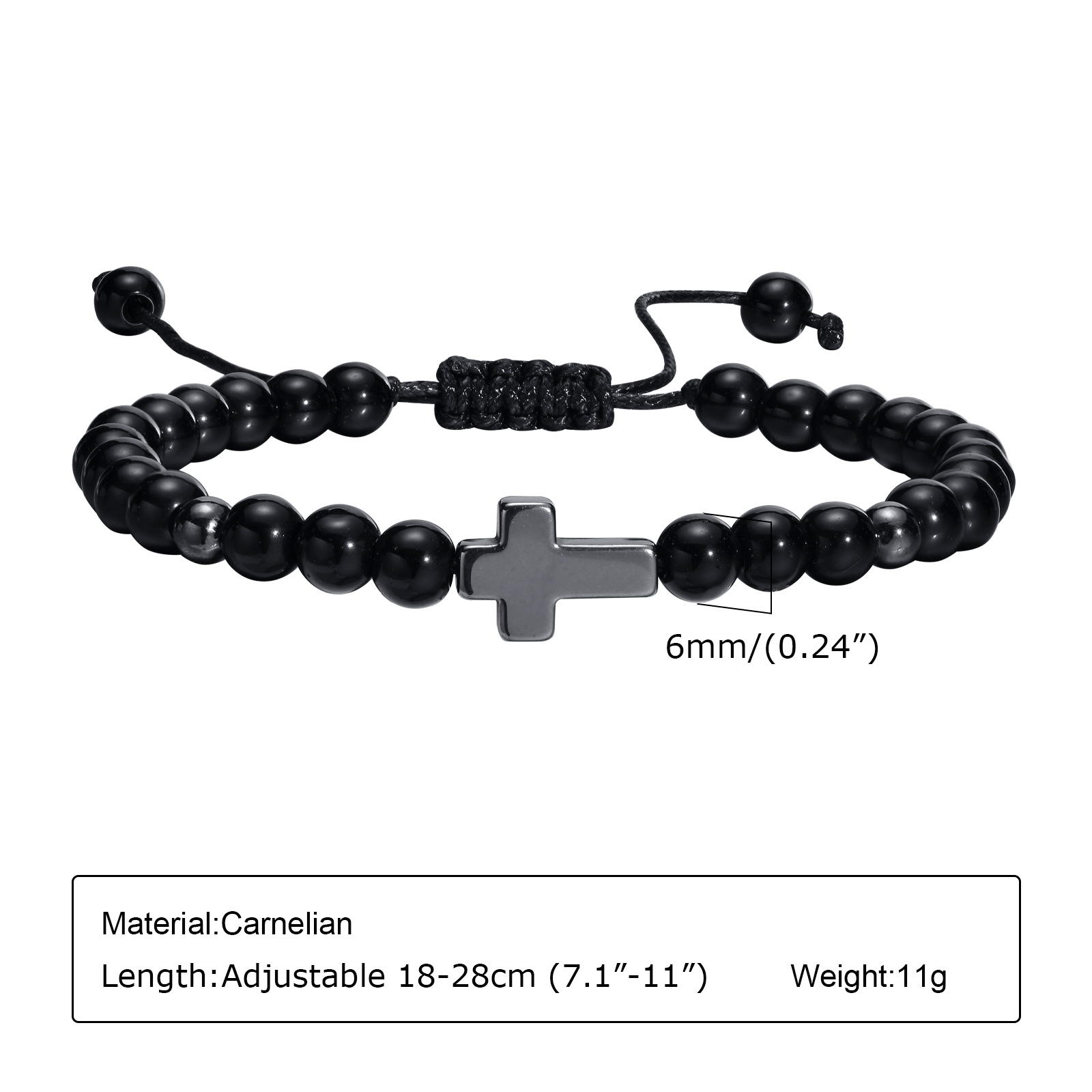 Easter Hematite Cross Bracelet - Men'S Fashion Easter recension och pris